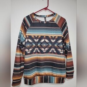 Western sweater size women size Medium